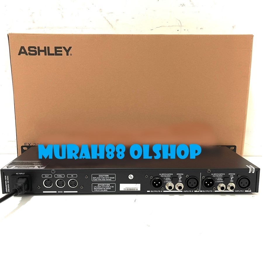 Efek Vokal Processor Ashley FX-2000 Virtualizer 3D Original FX 2000