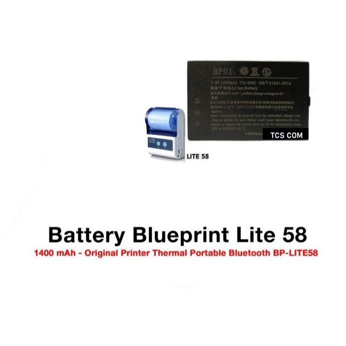Battery Baterai Printer Thermal - BP01 for Blueprint Lite58 Lite 58