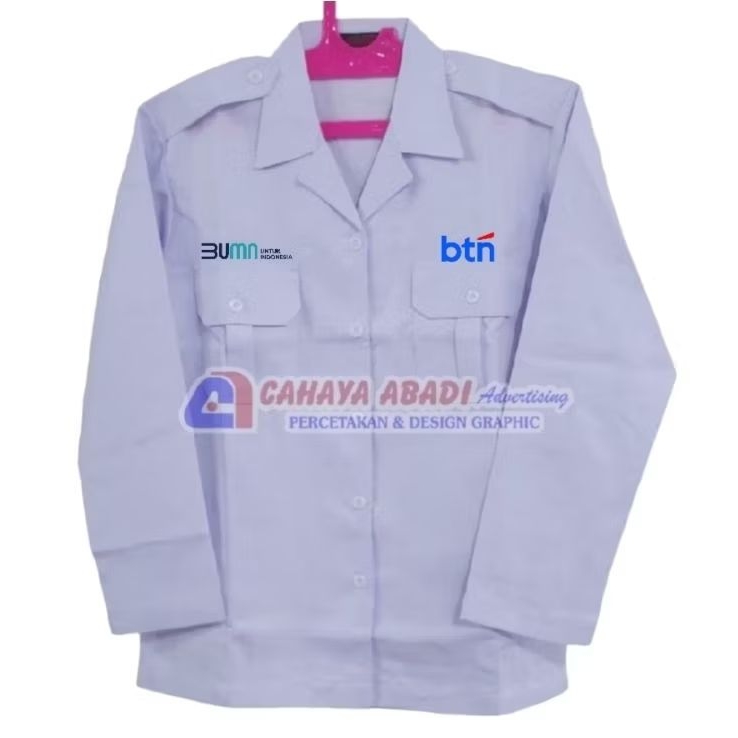 Kemeja BUMN Bank BTN Seragam BUMN Bank BTN Baju BUMN Bank BTN Wanita