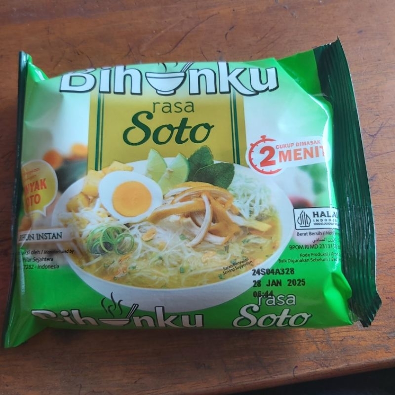 Mie instan bihunku 1 dus isi 40 bungkus 55g