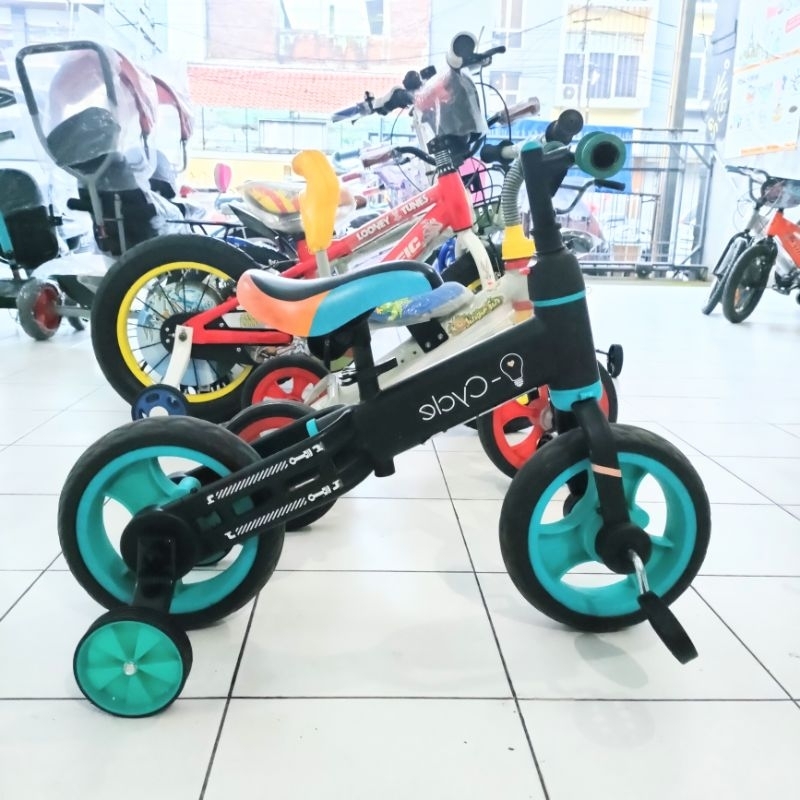 PRELOVED SEPEDA ANAK PUSH BIKE BALANCE BIKE I CYCLE BERKUALITAS 2 IN 1