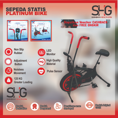 Sepeda Statis Terapi Platinum Bike / Alat Fitnes Rumahan
