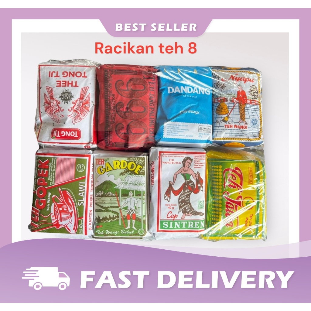 

Racikan teh solo 8 pcs teh tubruk solo sintren,nyapu