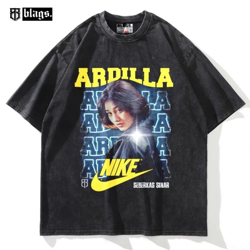 Blags T-shirt Bootleg Ardilla Seberkas Sinar Oversized | Stone Wash | Baju Kaos Nike Ardilla