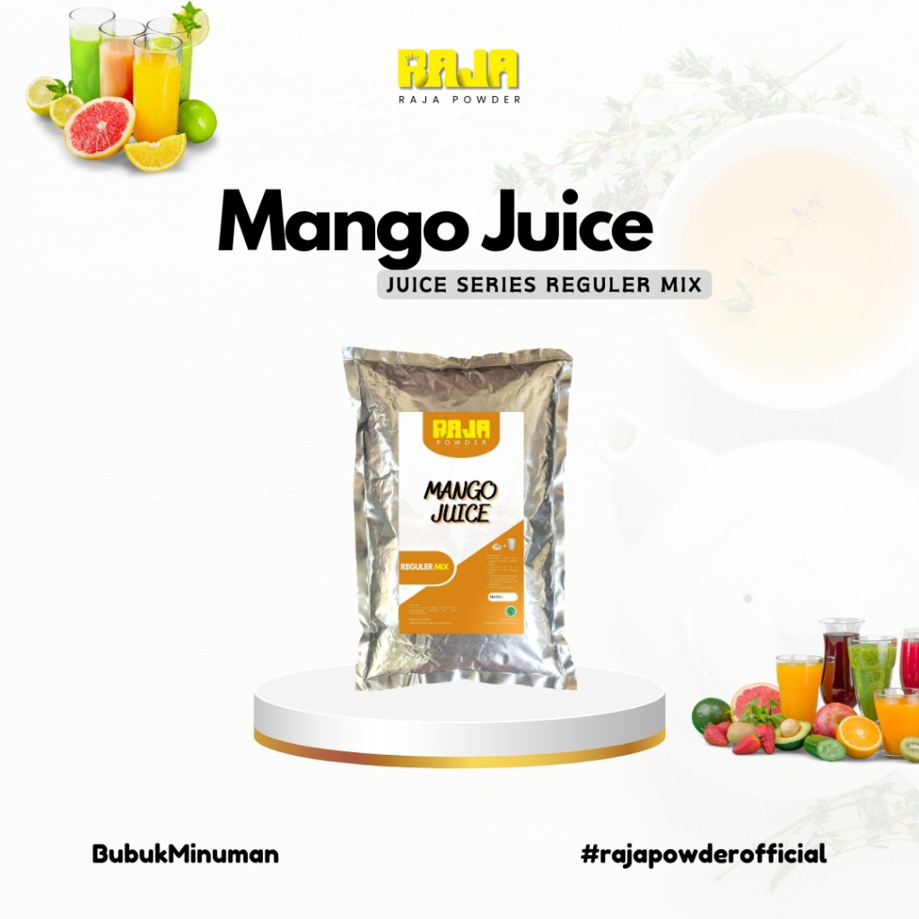 

Bubuk Jus Buah Mangga Bubuk Minuman Mango Juice Powder 1000 gram