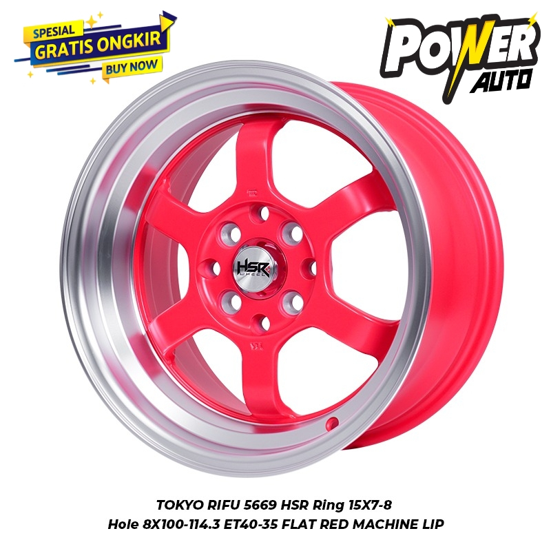 velek mobil HSR Tokyo Rifu ring 15 Lebar 7/8 buat Avanza Mobilio Jazz