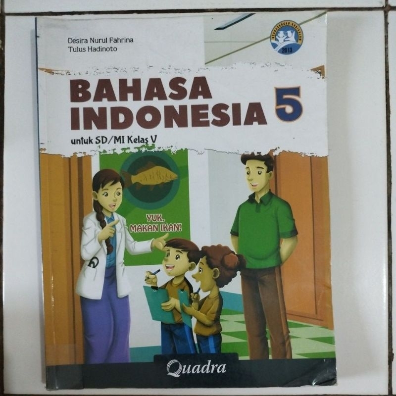 Buku Bahasa Indonesia kelas 5 SD Quadra