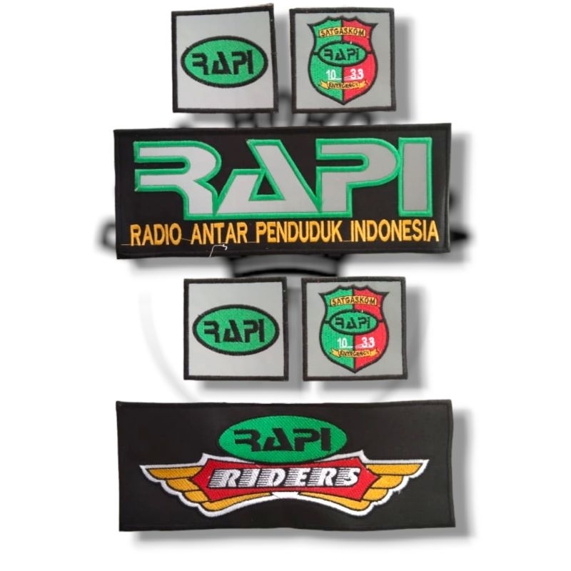 Logo Rapi Satu Set | Logo Bordir Rapi Riders