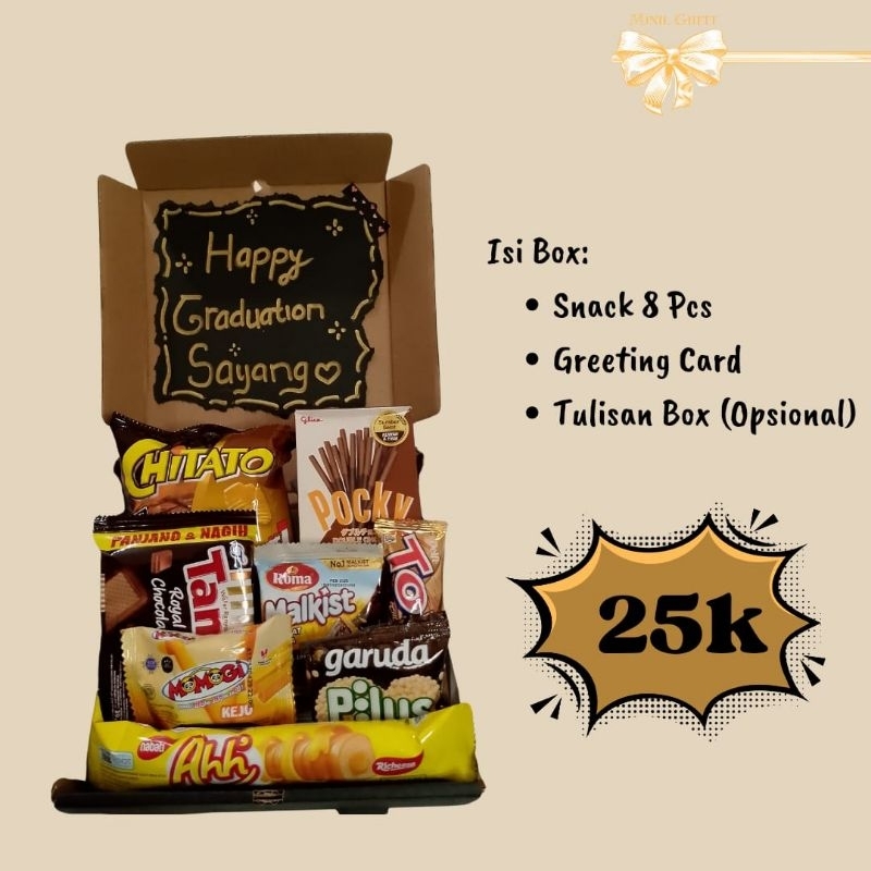 

[Minii.giftt] Snack box / Snackbox / Gift Box / Kado Snack