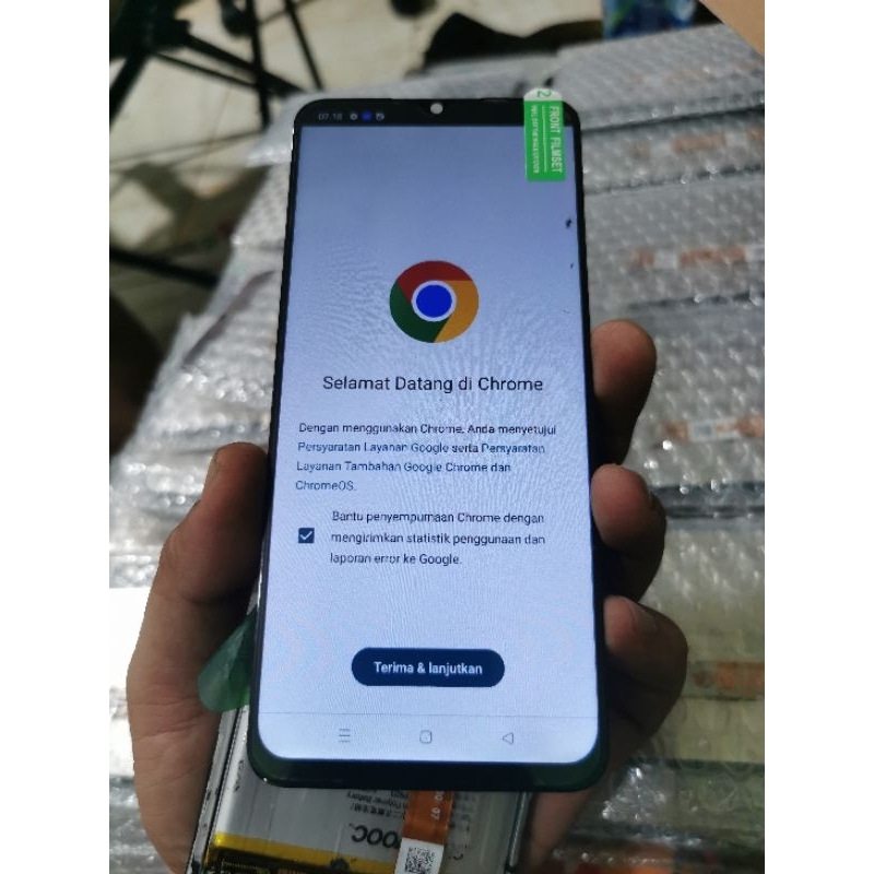 Lcd Oppo A77s / A57 2022 /A17  Original Distri Copotan garansi uang kembali