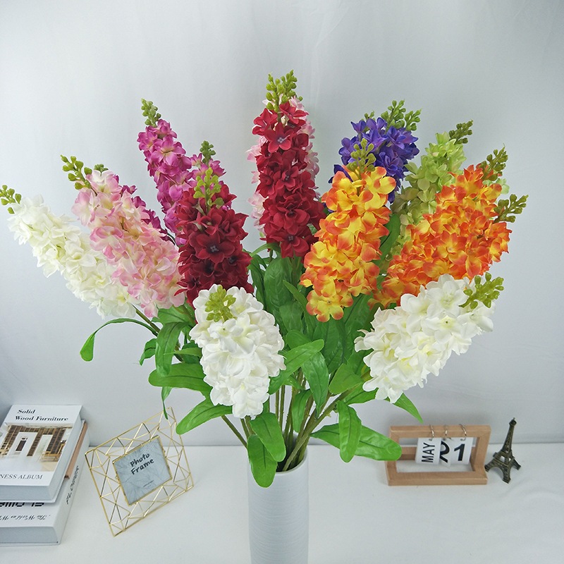 Bunga artificial dekorasi hyacinth delphinium