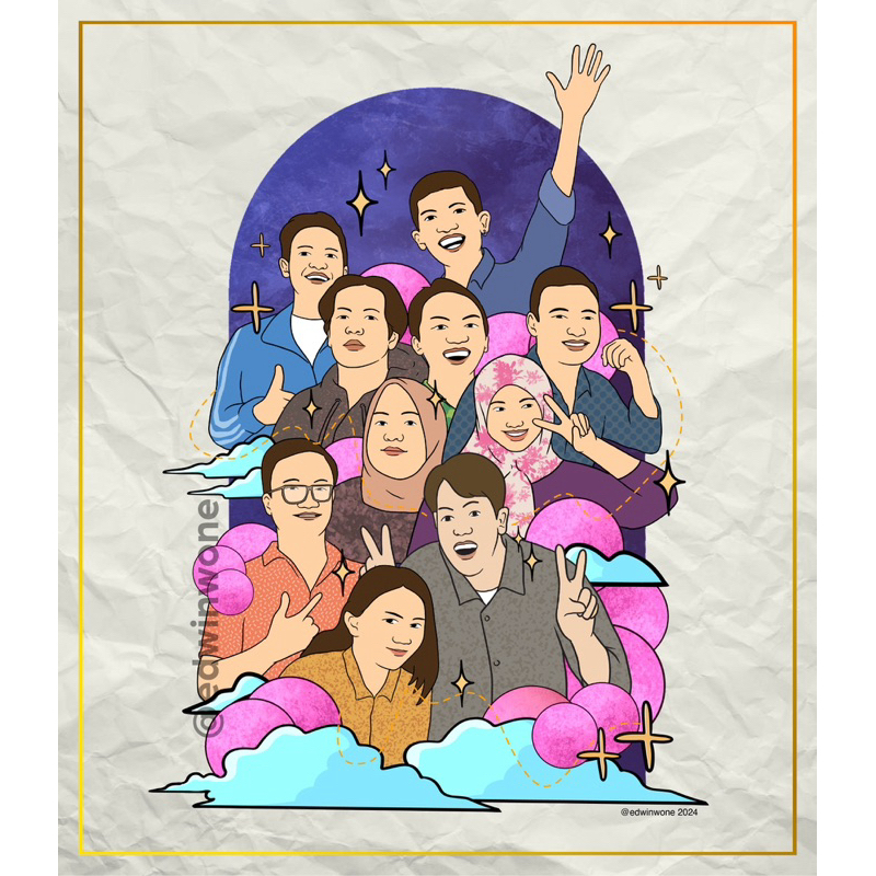 Jasa gambar ilustrasi digital murah