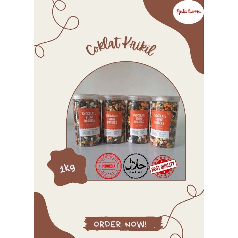 

Coklat krikil Toples