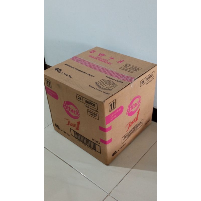 ATTACK JAZZ 1 DETERGENT DUS RENCENG ISI 144pcs