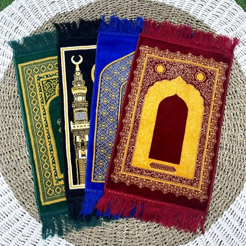 Sajadah Mini/ Sajadah Sujud Beludru