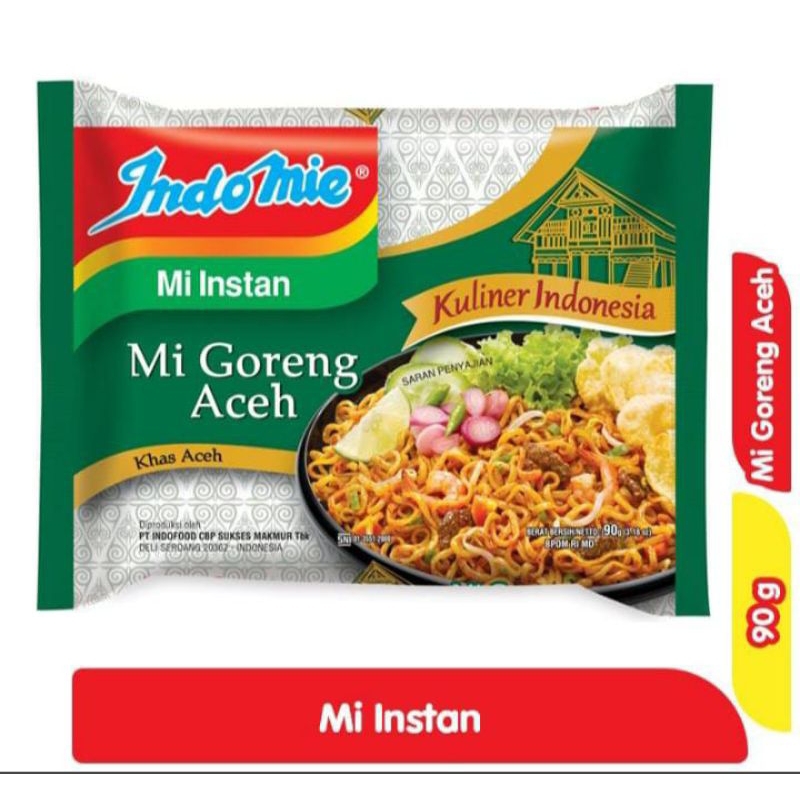 

Indomie Instan Mie Goreng Aceh 90g