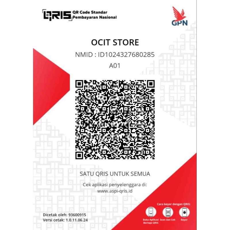 JASA PEMBUATAN QRIS (UNTUK JUALAN)