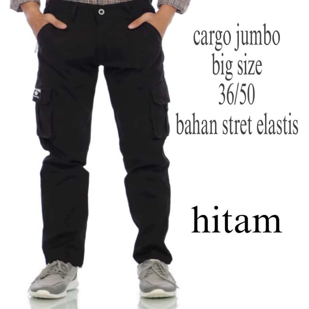 Cargo Panjang pria jumbo/Celana cargo jumbo/Cargo big size/celana pria