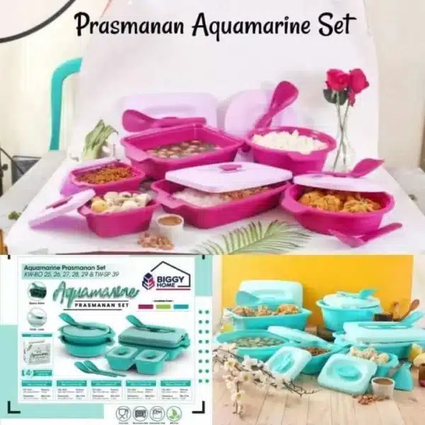 ALOO | Prasmanan Aquamarine Set KWBO + 4 Sendok