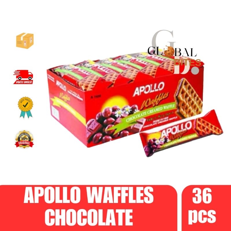 

Apollo Waffles Chocolate 648g Apollo Choco Peanut Bar 612g Waffle Apollo Malaysia Waffle Jadul