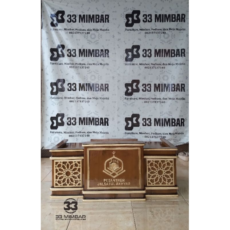 mimbar majelis,meja majelis taklim jati