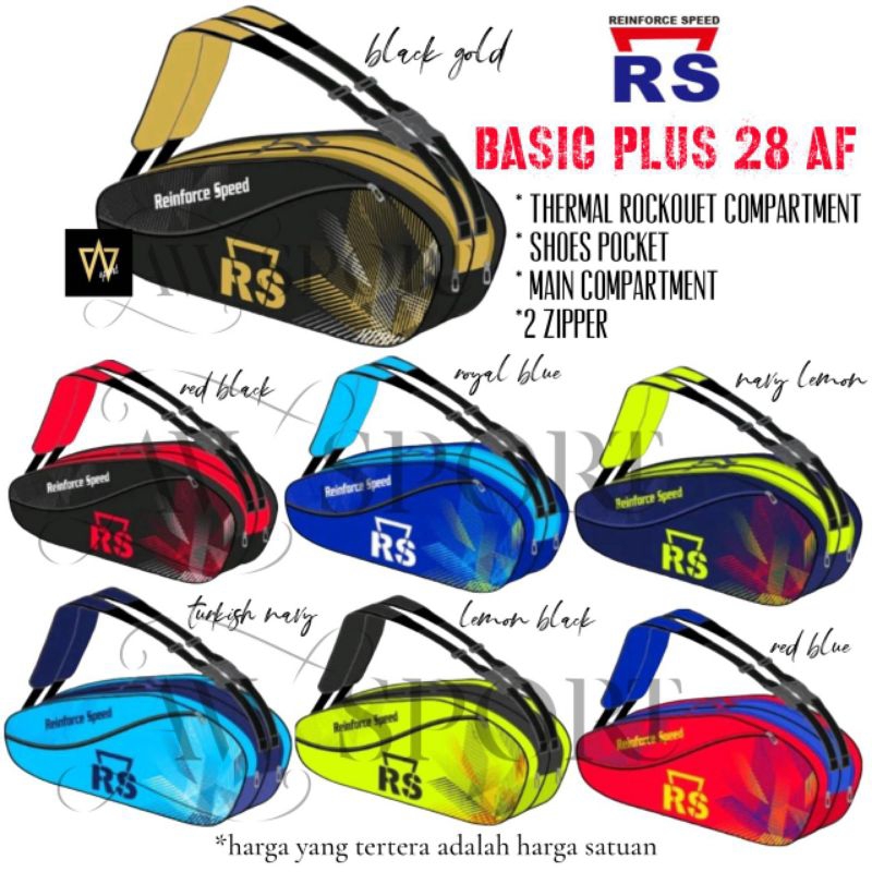 Tas RS BT6 BASIC PLUS 28 AF / Tas Badminton RS / Tas Ransel