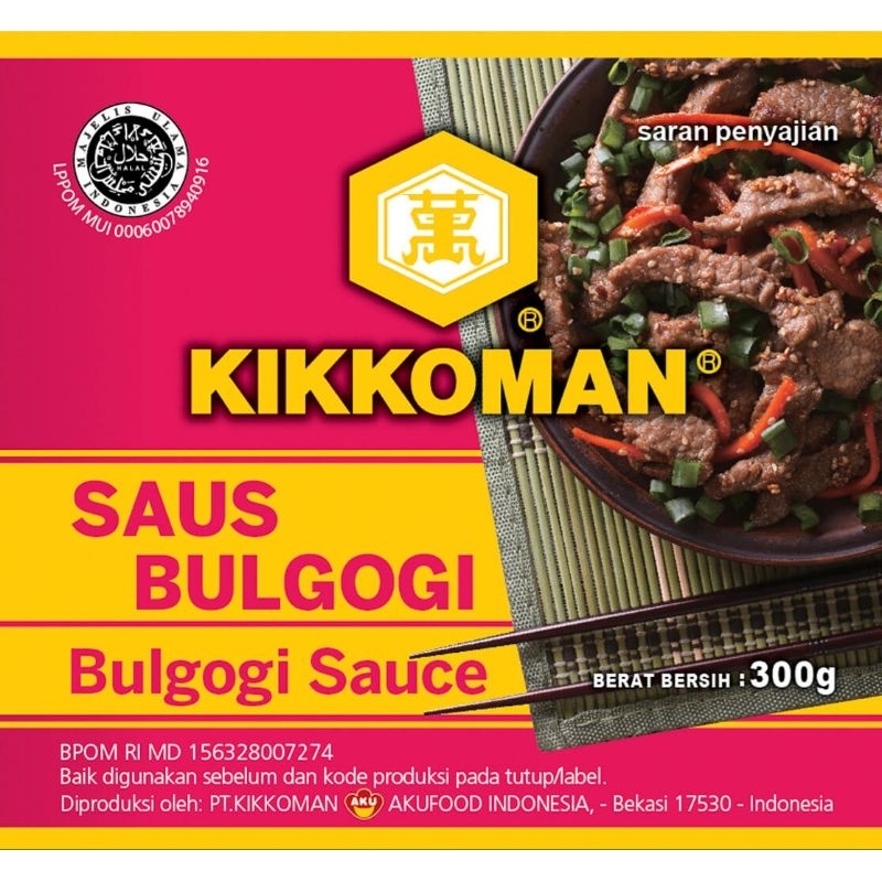 

SAUS BULGOGI (300 gr) BULGOGI SAUCE