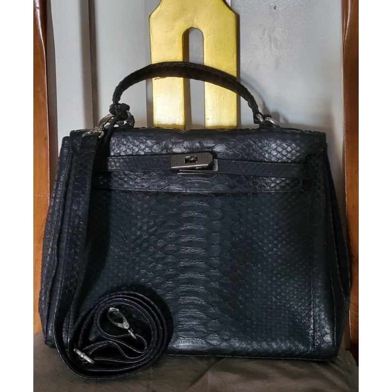 preloved tas kulit ular ala hermeze