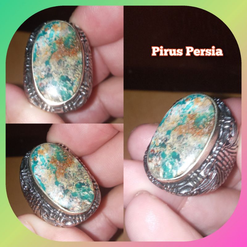 Cincin Batu Pirus Persia lawasan