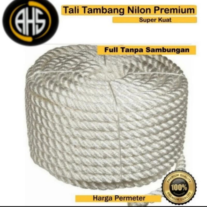 Tali Tambang Nilon Nyilon Bahan Tali Plastik 24mm 22mm Tali Dadung Ikat Barang Tarik Tambang Untuk K