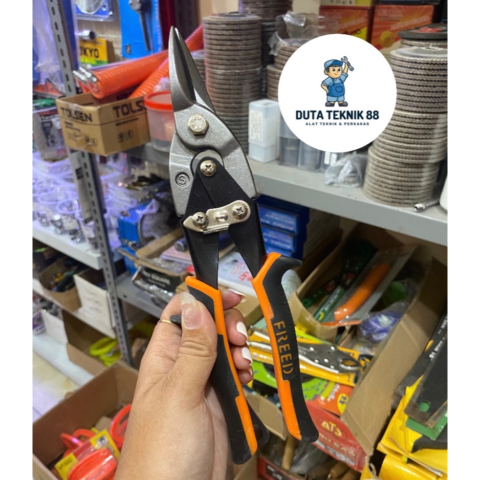 Gunting Seng 10 Inch / Baja Ringan Lurus / Gunting Holo / Gunting Seng Kawat Baja Ringan