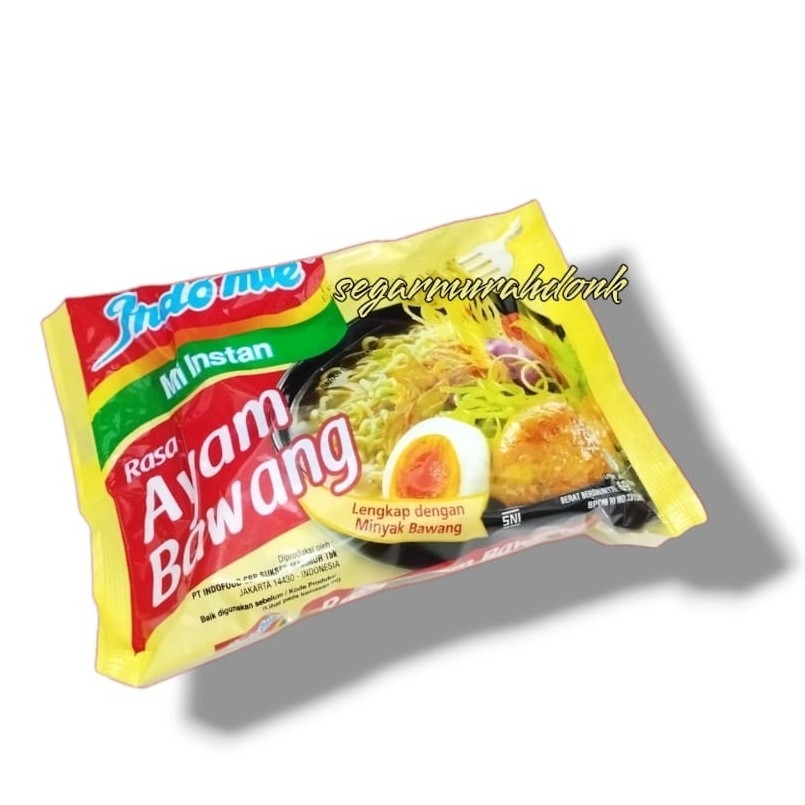 

Indomie kuah rasa ayam bawang mi instan 1 pcs