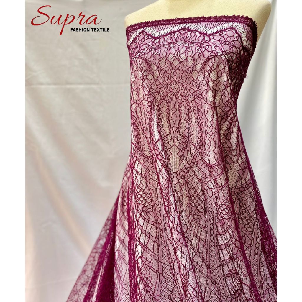 Brokat Chantily/Kain Brokat/Brokat Kekinian/Brokat Kebaya