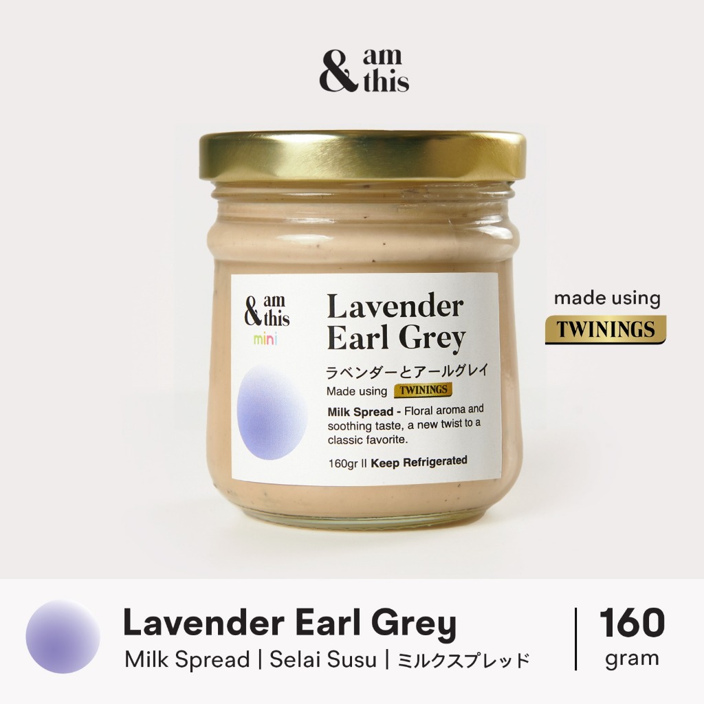 

8am&this mini - Lavender Earl Grey Spread 160gr