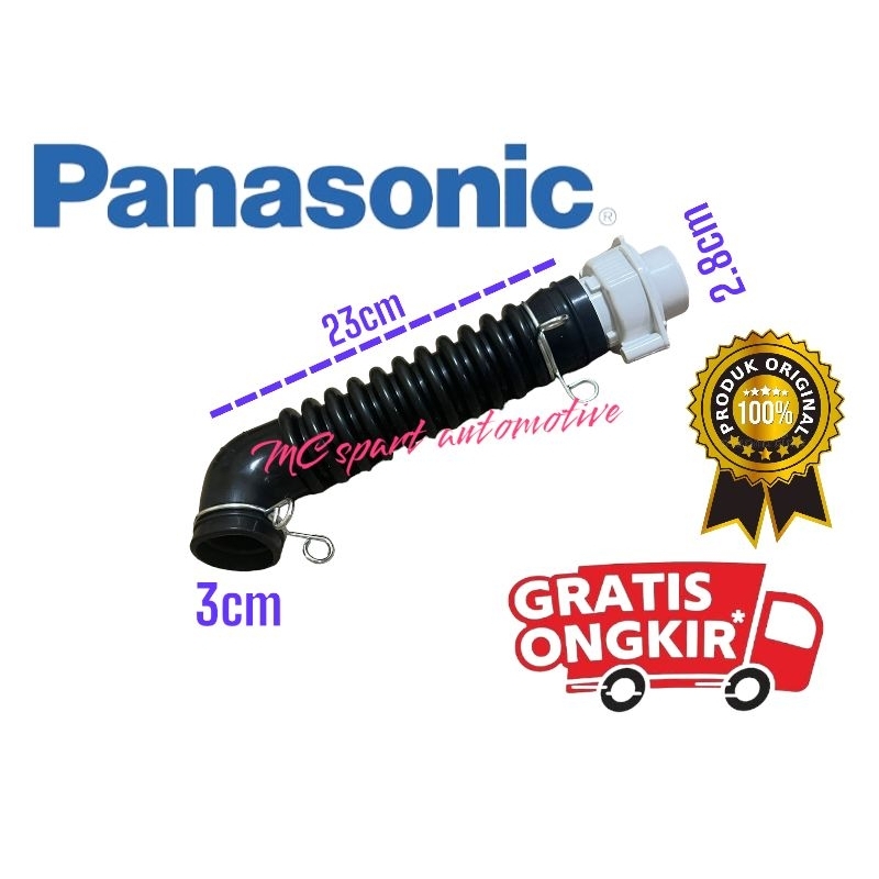 selang karet drain dalam mesin cuci PANASONIC 1 tabung |selang drain mesin cuci
