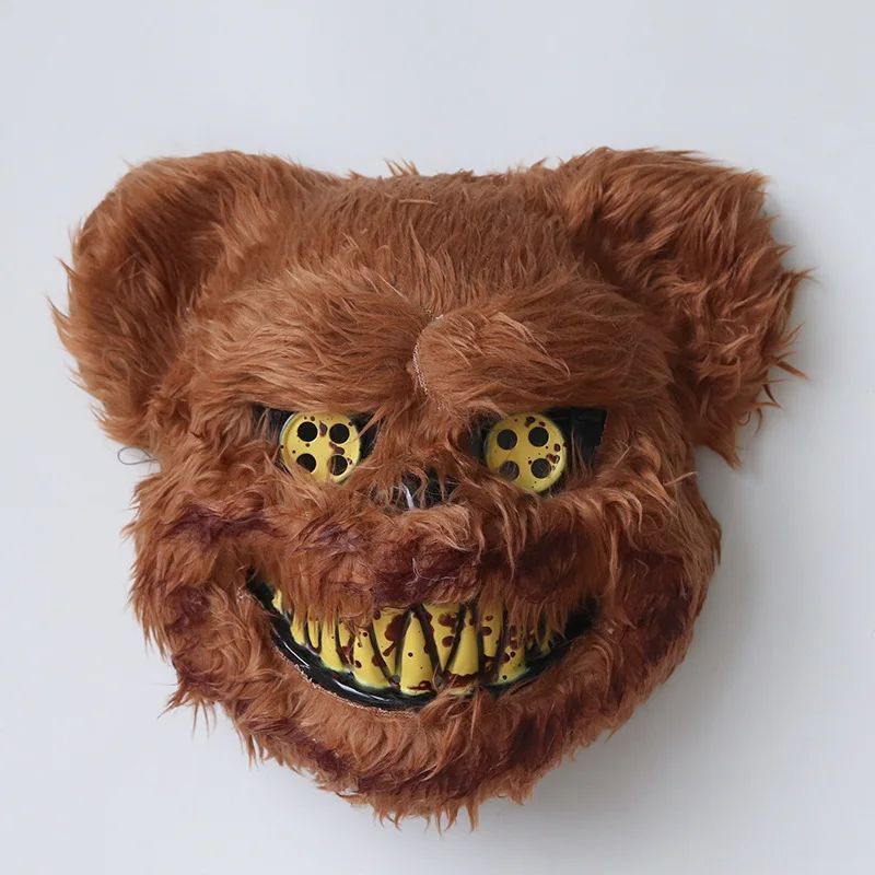 Topeng Beruang Berdarah Topeng Beruang Psikopat Killer Bear Darah Pesta Kostum Halloween