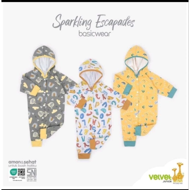 JUMPER VELVET NEWBORN/BAJU KODOK VELVET