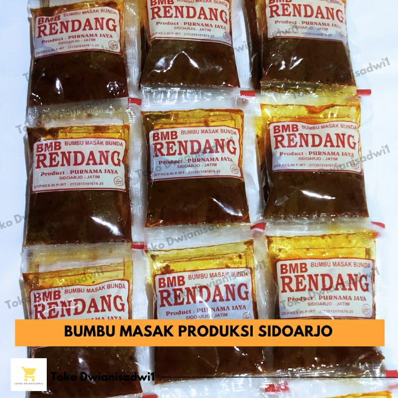 

Bumbu Masak RENDANG Produksi Sidoarjo | Bumbu Masak Bunda Rendang