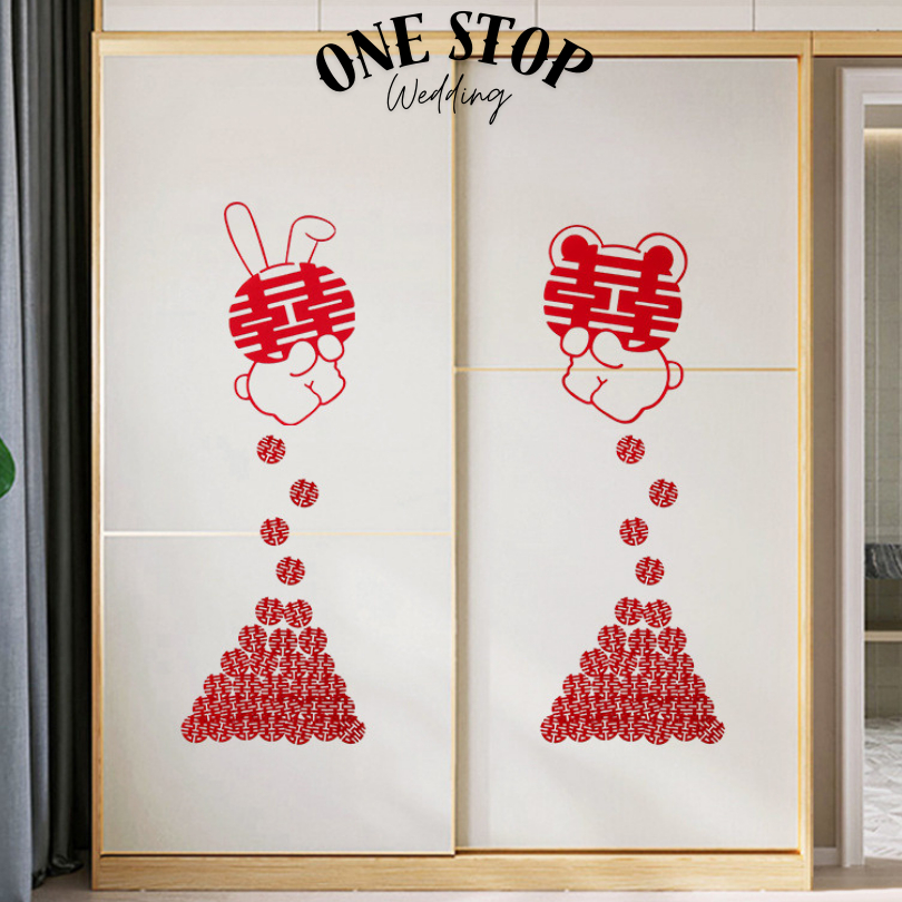 [ONESTOPWEDDING] Dekorasi Lemari Pernikahan,Dekorasi Ruang Pernikahan,Dekorasi Ruang Phang Teh, Deko