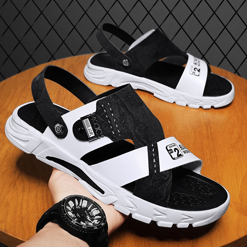 Sandal Gunung Pria Kulit Sandal Casual Pria DewasaSendal Selop Cowok karet import sandal
