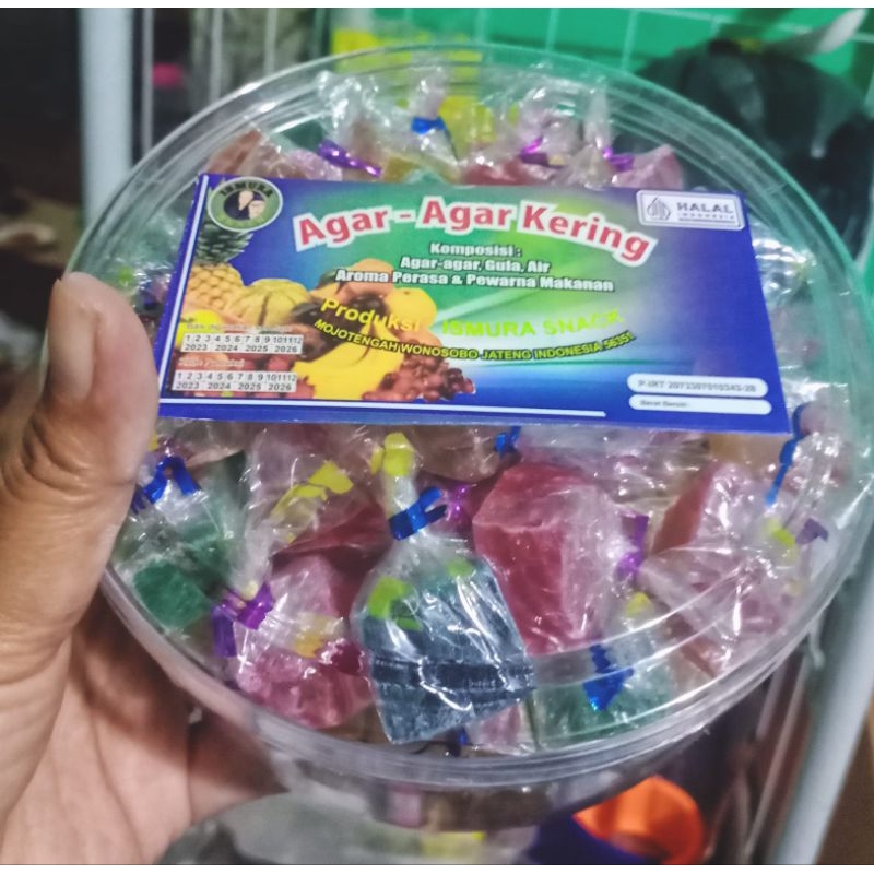 

agar agar kering pita toples 500 gr