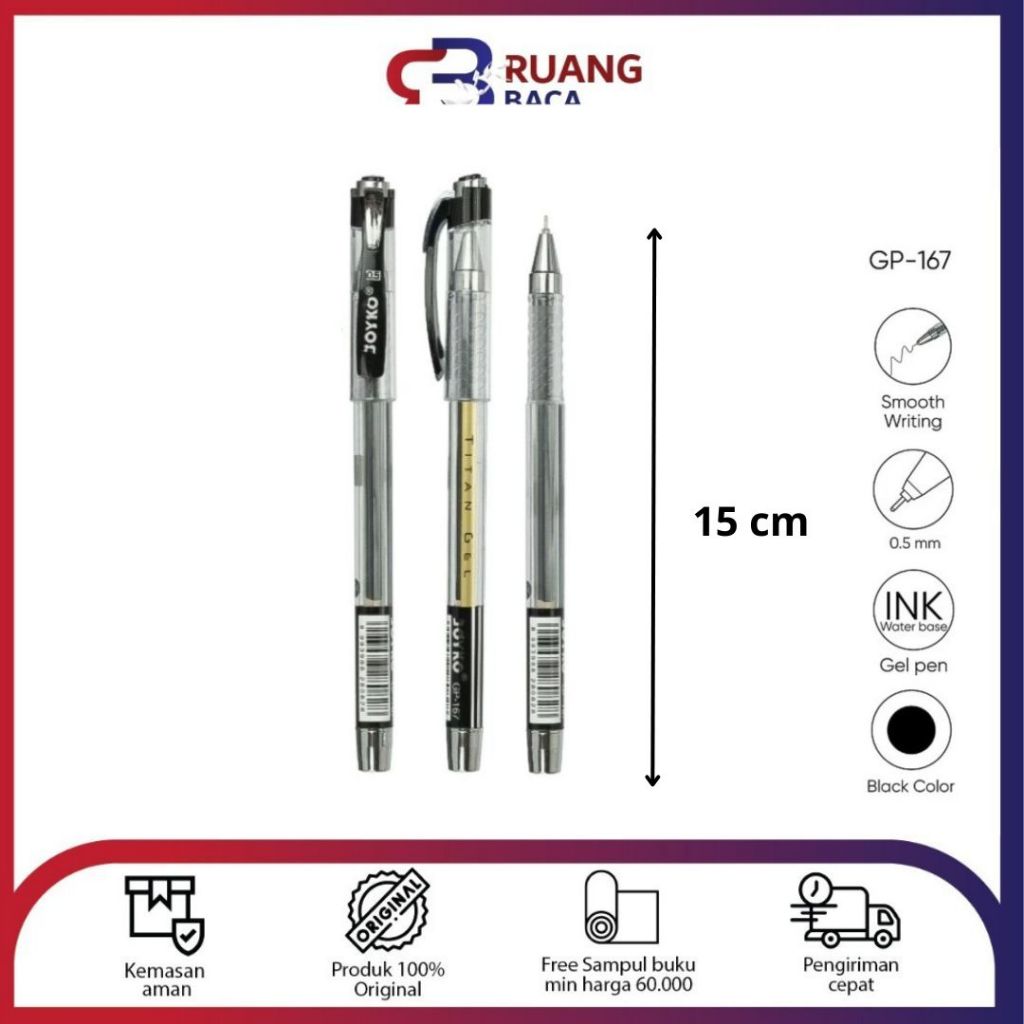 

BALLPEN GEL GP-167 TITAN JOYKO