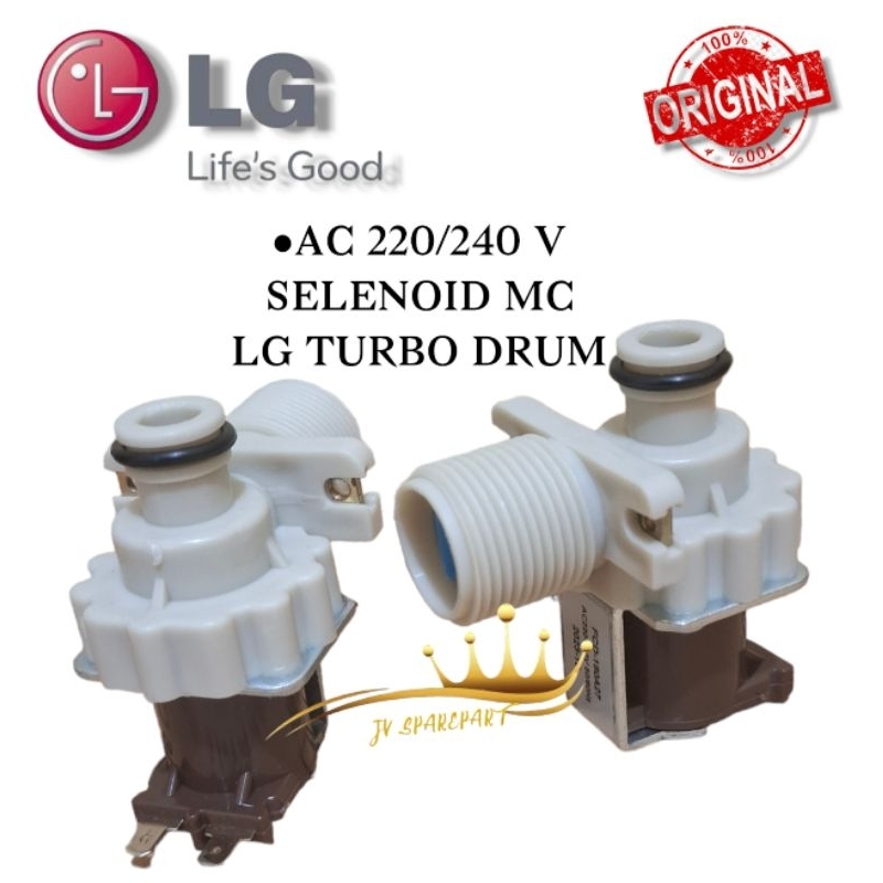 Selenoid Water Inlet Mesin Cuci LG | Turbo Drum 1 Tabung