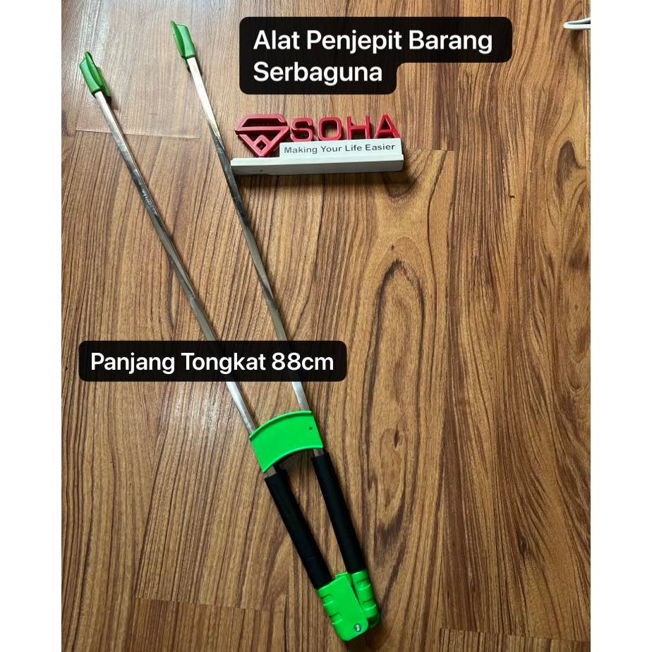 Alat Penjepit Sampah Alat Jepitan Serbaguna Jepit Sampah Barang Stainless Steel Tahan Karat PCK-16