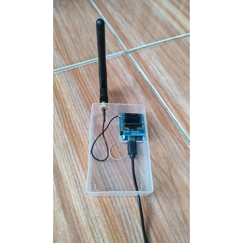 Wemos D1 Mini Pro (Evil Twin aka Attrachtor) + Antena + Box Hack WiFi Termudah