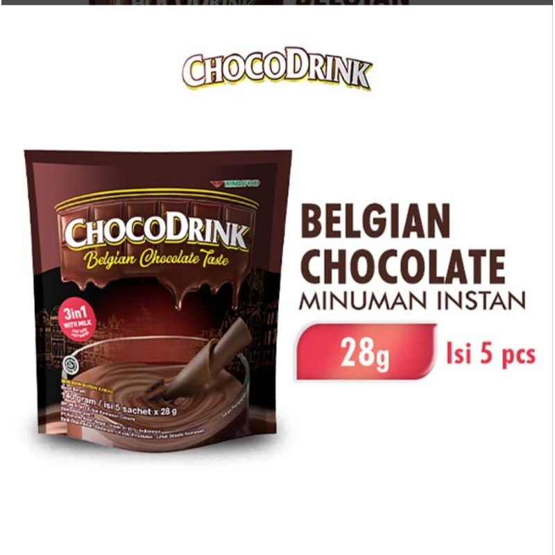 

Chocodrink Minuman Instant Belgian Chocolate 5x28gr