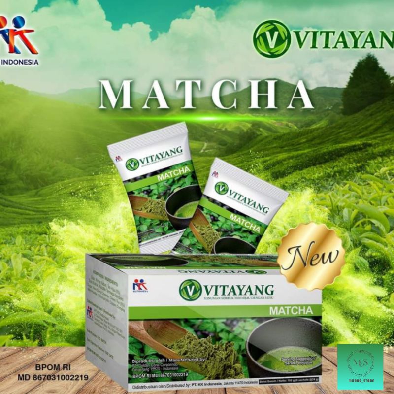 

Vitayang matcha teh hijau berklorofil alami berkwalitas baik unt kesehatan