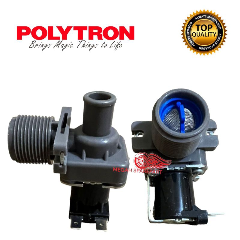 water inlet selenoid mesin cuci POLYTRON 1 Tabung