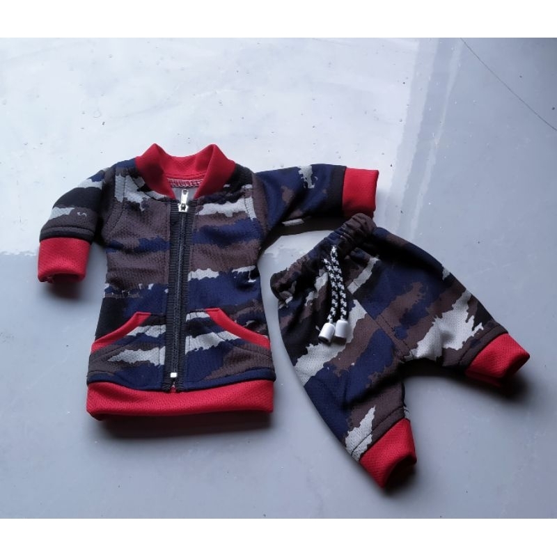 jaket monyet model army