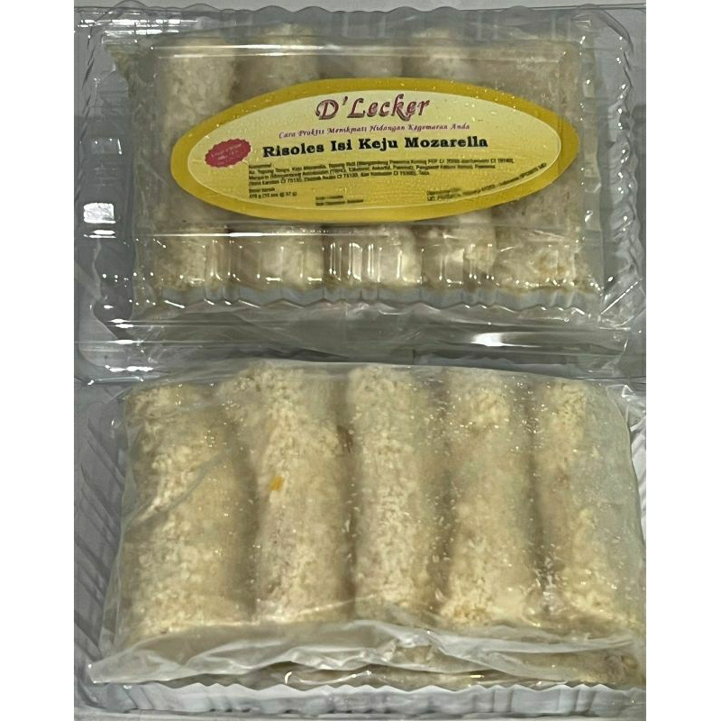 

Risoles isi Keju Mozarella Frozen food isi 10 pcs Halal dan BPOM